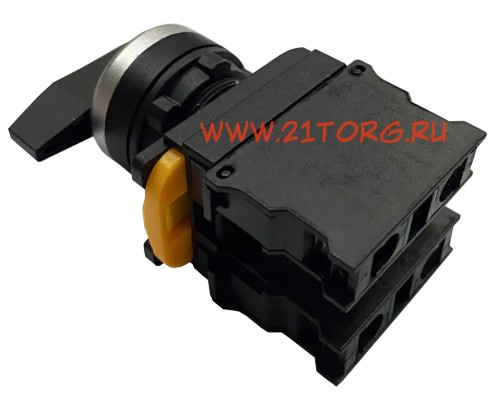 Переключатель 3 положения 2NO MASTER IEK возвратный (длинная ручка) для привода MI-SW60-20XB-3-K02