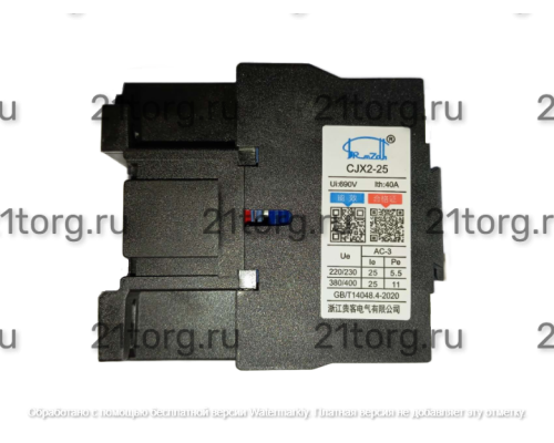 Контактор CJX2-2510 25А 230В/АС3 аналог CHINT 223550