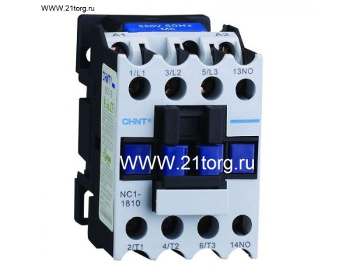 Контактор NC1-1810 18А 230в/АСЗ 1НО 50Гц (CHINT)