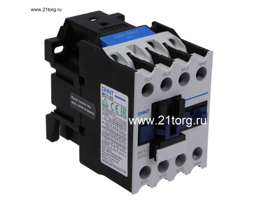 Контактор NC1-2510 25А 230В/АСЗ 1НO 50Гц (CHINT) 223550